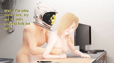 Schoolgirl Doggystyle Creampie Cock Rubbing Pussy 3D Animation