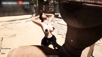 Lara destroys forgotten temple relic in creamy squirt hard missionary amateur threesome