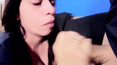Taxi Driver Destroyed by Brazilian MILF Slut Gushing Orgasm in Back Seat