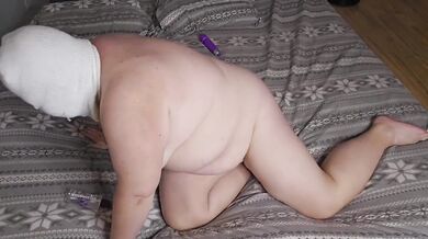 British Amateur BBW Solo Girl Masturbating With Purple Vibrator Fresh Female Orgasm HD Exclusive