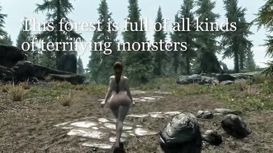 Blonde Nord Gives Herself To Monster Cock In Skyrim Anime POV