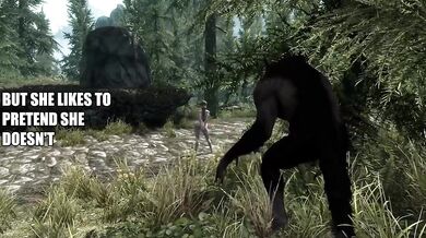 Blonde Nord Gives Herself To Monster Cock In Skyrim Anime POV