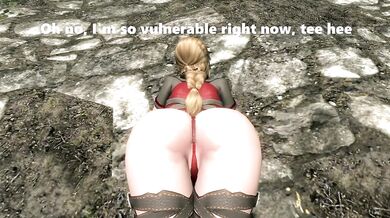 Blonde Nord Gives Herself To Monster Cock In Skyrim Anime POV