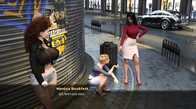 Fashion Business Street Whores Destroyed By Arrogant Rich MILF Public Outside Comedy Porn HD 3D Visual Novel Ep 29