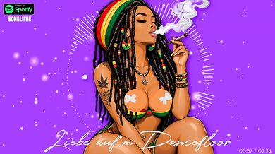 Deutsche Oma Milf Destroyed Gushing Choked on Dancefloor Reggae Music Step Fantasy