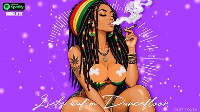 Deutsche Oma Milf Destroyed Gushing Choked on Dancefloor Reggae Music Step Fantasy