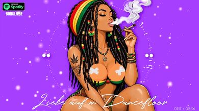 Deutsche Oma Milf Destroyed Gushing Choked on Dancefloor Reggae Music Step Fantasy
