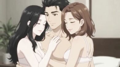 Surprise Threesome With Cheating Girlfriend And Horny Stepsister Destroyed Gushing Choked