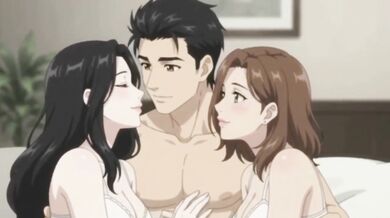 Surprise Threesome With Cheating Girlfriend And Horny Stepsister Destroyed Gushing Choked