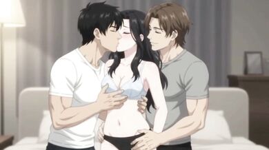 My Perfect Girlfriend Gushes While My Friend Gets Destroyed In A Surprise Lesbian Threesome