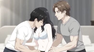 My Perfect Girlfriend Gushes While My Friend Gets Destroyed In A Surprise Lesbian Threesome