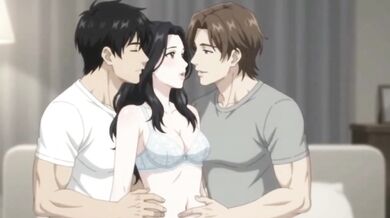 My Perfect Girlfriend Gushes While My Friend Gets Destroyed In A Surprise Lesbian Threesome