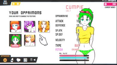Oppaimon Episode 8 Pixel Hentai Game Boobies Attacks Fail Against Rock Pokemon