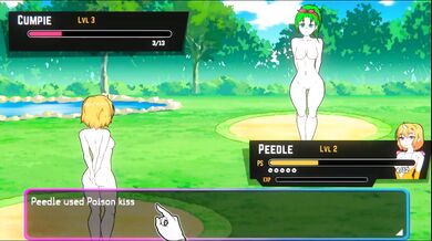 Oppaimon Episode 8 Pixel Hentai Game Boobies Attacks Fail Against Rock Pokemon