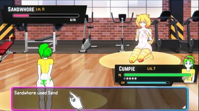 Oppaimon Episode 8 Pixel Hentai Game Boobies Attacks Fail Against Rock Pokemon