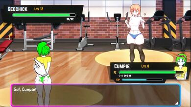 Oppaimon Episode 8 Pixel Hentai Game Boobies Attacks Fail Against Rock Pokemon