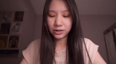 Speechless Asian Girl ASMR Studied Destroyed Gushing Choked