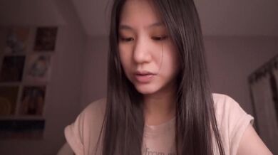 Speechless Asian Girl ASMR Studied Destroyed Gushing Choked