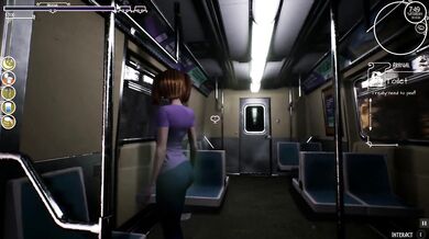 Innocent college girl on train gushes wet dream fantasy destroyed by hardcore doggystyle