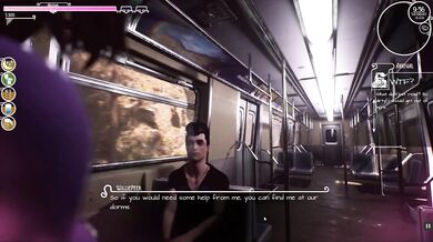 Innocent college girl on train gushes wet dream fantasy destroyed by hardcore doggystyle