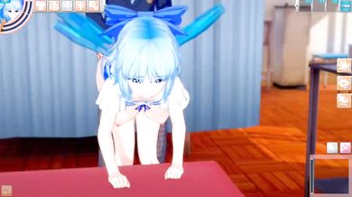 Destroyed Koikatsu Cirno Big Tits 3DCG Hentai Anime Gushing Creampie