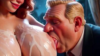 Good Husband Lets Wife Gush With Big Black Animated Cartoon