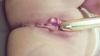 Japanese Teen Destroyed Vibrator Pissing Tight Pink Pussy Rubbing Tits