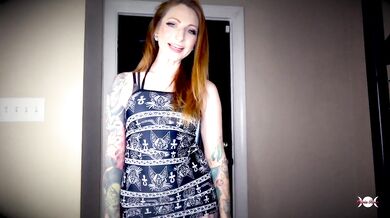 New Redhead Tattooed Cuckolding Wife Destruction Gushing Choked