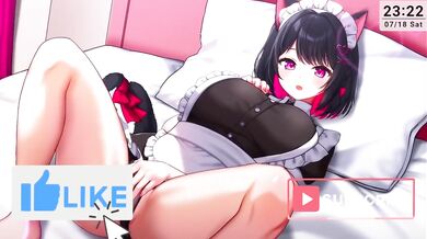 Japanese Catgirl Maid Ear Licking ASMR Destroyed Gushing Master Bed