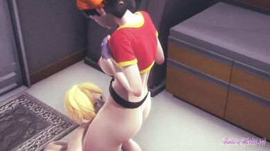 Dragon Ball Pan Destroyed By Cunt Sucking Blowjob And Creampie