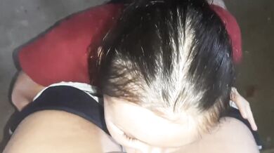 Russian Lesbian Brunette Gushes Cum in Abandoned Ruin