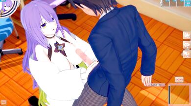 Koikatsu Moona Hoshinova Big Tits Destroyed Gushing Cumshot Handjob Hentai 3DCG