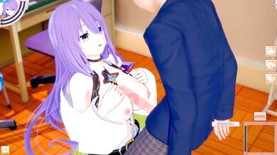 Koikatsu Moona Hoshinova Big Tits Destroyed Gushing Cumshot Handjob Hentai 3DCG