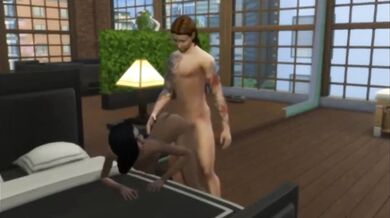 Ebony Girl Spanked and Creampied by Big Cock