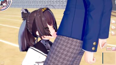 Koikatsu Destroyed Big Tits Akizuki Kancolle Creampie Blowjob 3DCG Hentai