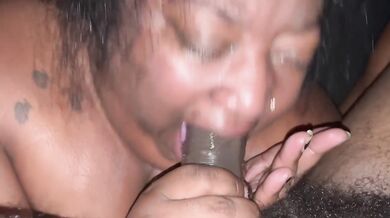 Destroyed Gushing Choked Ebony SSBBW Swallows BBC Creampie in 3 Min