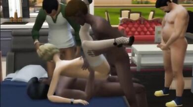 Rough Black Bull Gushing Interracial Cuckold Gangbang Destroyed Wife Double Penetration Hard Sex