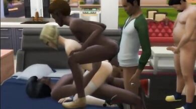 Rough Black Bull Gushing Interracial Cuckold Gangbang Destroyed Wife Double Penetration Hard Sex