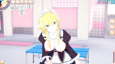Koikatsu Re Zero Frederica Big Tits Destroyed Gushing Cumshot Blowjob 3DCG Erotic Anime Video