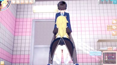 Koikatsu Re Zero Frederica Big Tits Destroyed Gushing Cumshot Blowjob 3DCG Erotic Anime Video