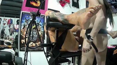 Strap On Pegging Rough Assfucking Blasted Cum Dildo Face