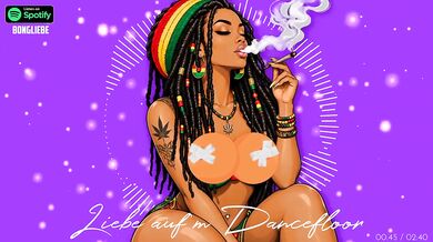 German Reggae Romance Destroyed By Choking Bettduett Gushing