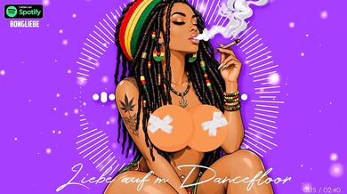 German Reggae Romance Destroyed By Choking Bettduett Gushing