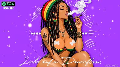 German Reggae Romance Destroyed By Choking Bettduett Gushing