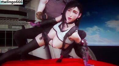 Exclusive 3D Animation Hentai Cosplay Tifa Big Tits Big Ass Chubby Clothed Sex Cumshot Destroyed Gushing