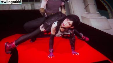 Exclusive 3D Animation Hentai Cosplay Tifa Big Tits Big Ass Chubby Clothed Sex Cumshot Destroyed Gushing
