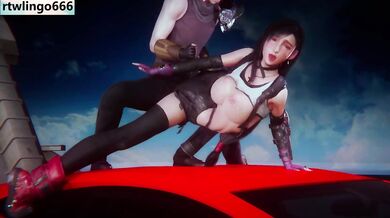 Exclusive 3D Animation Hentai Cosplay Tifa Big Tits Big Ass Chubby Clothed Sex Cumshot Destroyed Gushing