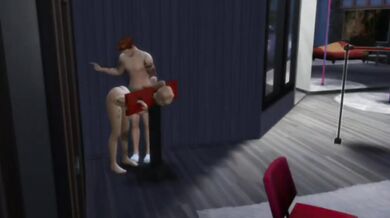 Sims BDSM Bondage Blonde Petite Tattoo Slave Begging Fucked Wet Pussy