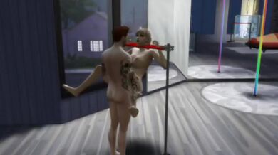 Sims BDSM Bondage Blonde Petite Tattoo Slave Begging Fucked Wet Pussy