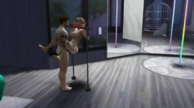 Sims BDSM Bondage Blonde Petite Tattoo Slave Begging Fucked Wet Pussy